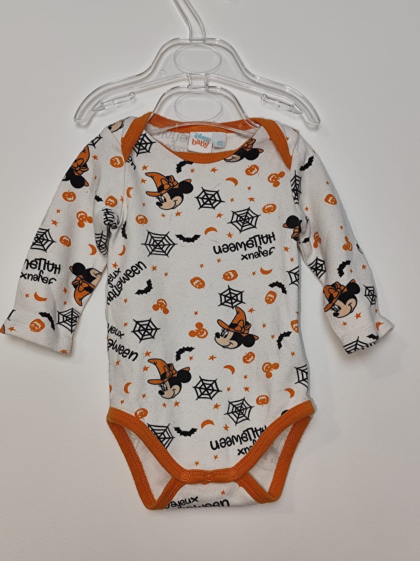 Lot de bodys "Halloween" 6 Mois