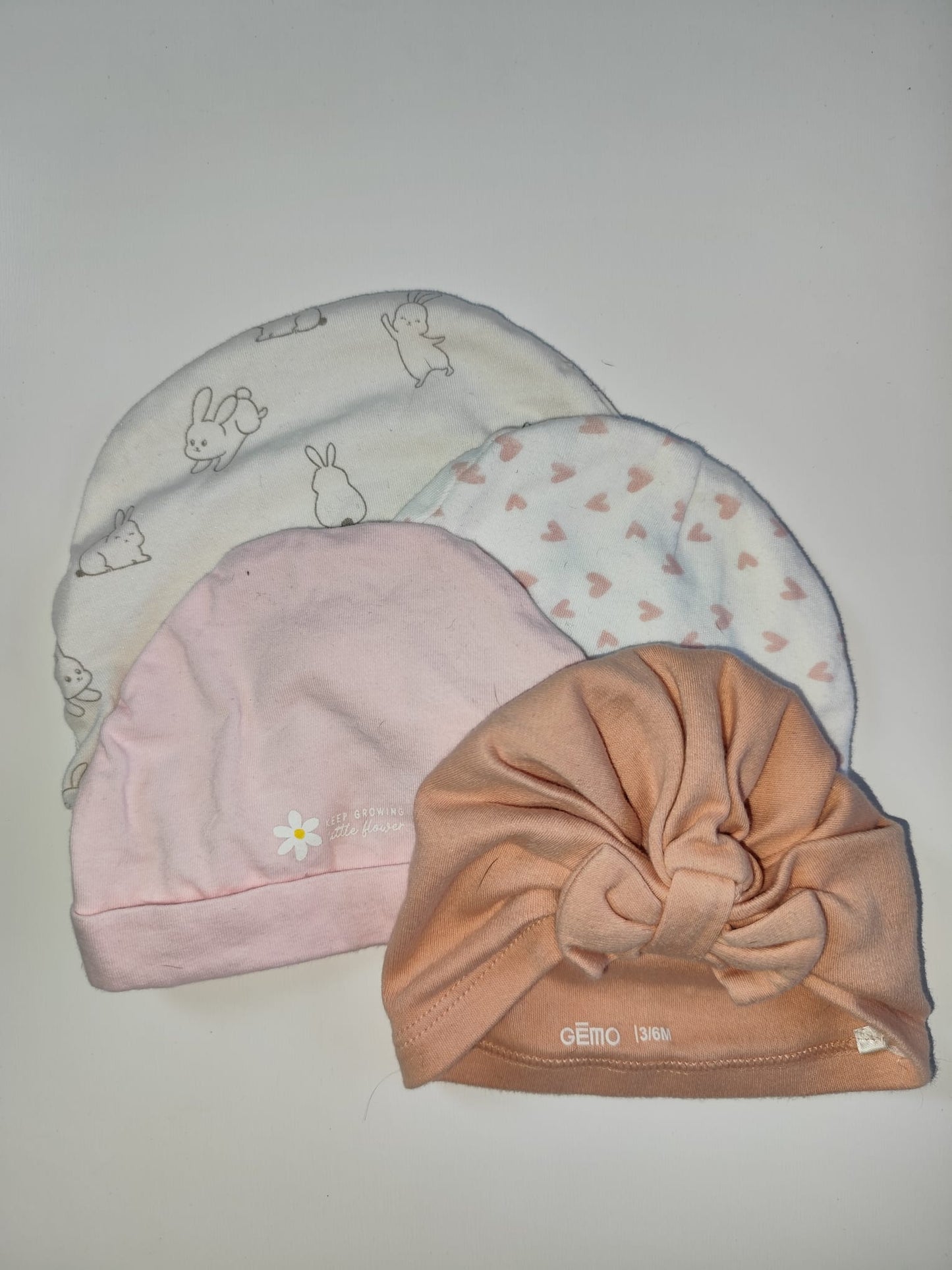 Lot de bonnet 3/6 Mois