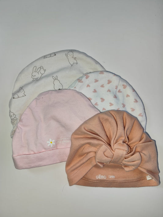 Lot de bonnet 3/6 Mois