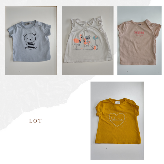 Lot de T-Shirt 6 Mois