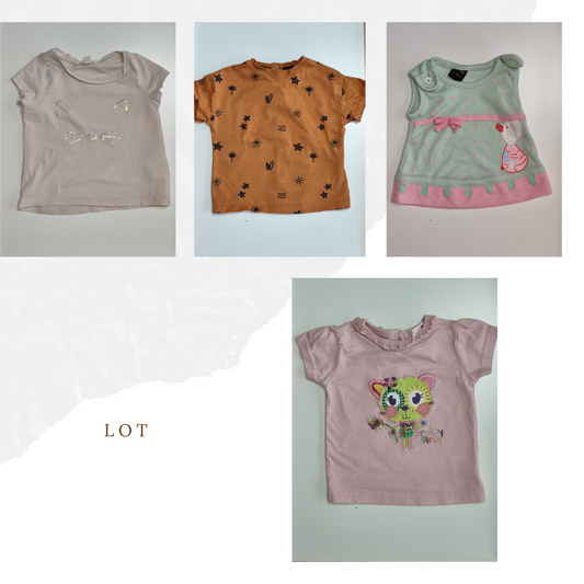 Lot de T-Shirt 9 Mois