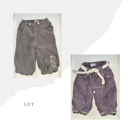 Lot de Pantalon 9 Mois